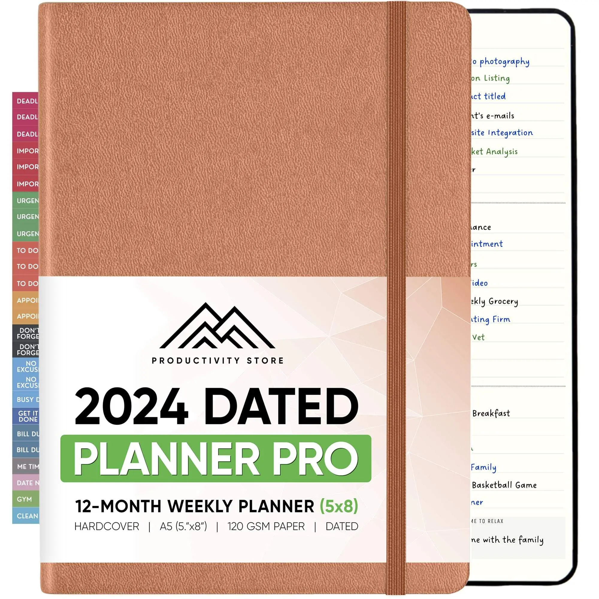2024 Productivity Store Planner Pro (A5 Dated)