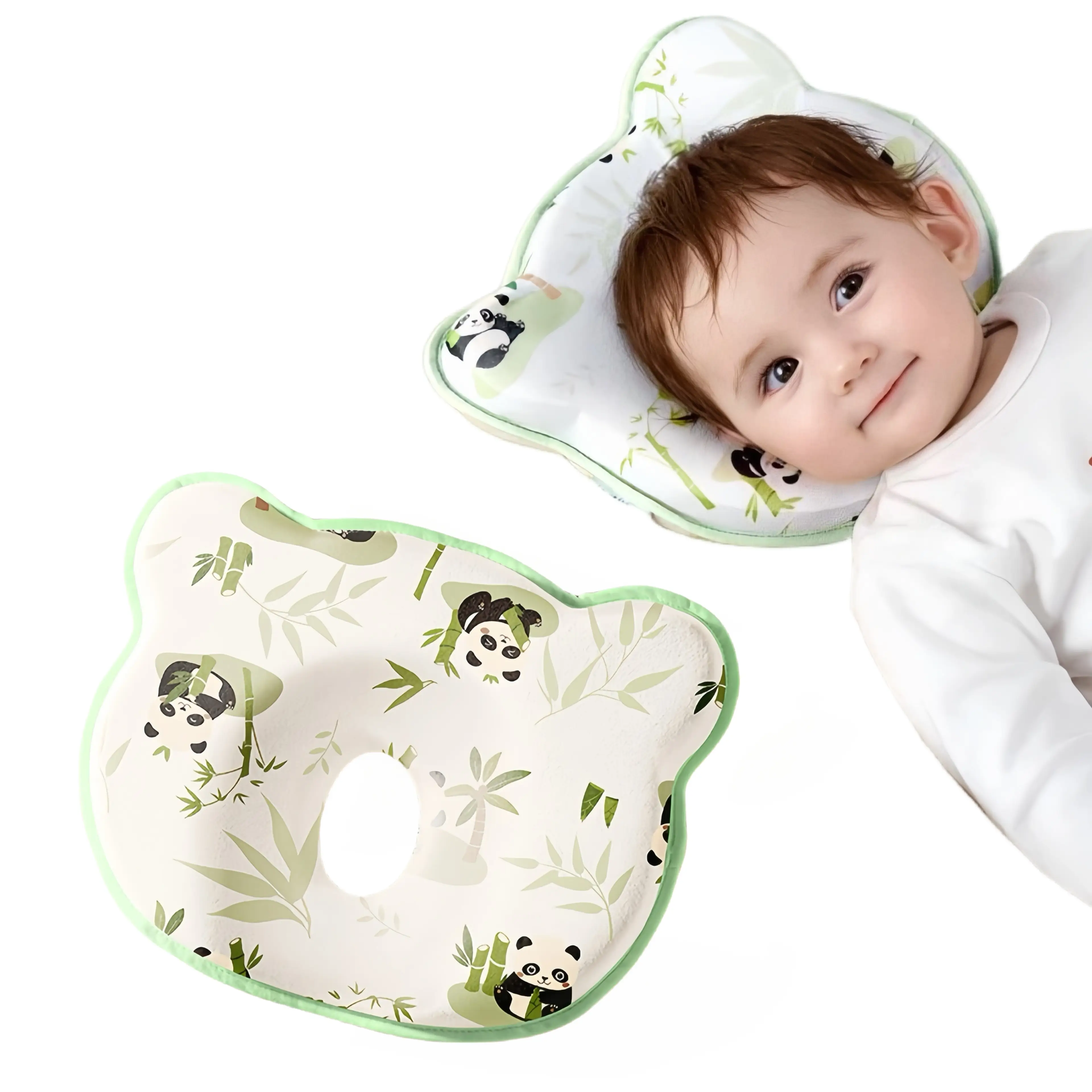 Baby nap pillow ,Silicone shaping pillow to correctthe head shape ,prevent sideways sleeping ,Baby TravelPillow,Baby Infant Cushion, Versatile,Comfort