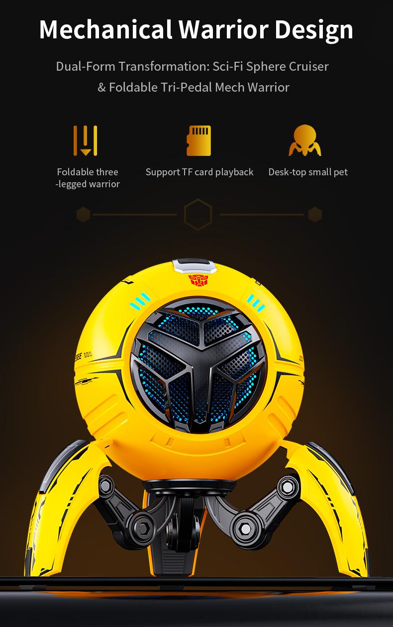 Officially Licensed Transformers Bumblebee Bluetooth Speaker (2026 New) – RGB Light, 10W Bass Subwoofer, Wireless BT 5.4, Karaoke Mode, TWS Stereo Pairing, Gaming Desk Smart , PC, iPhone & Android Compatible, Cool Tech Gift for Men, TF-Y17Pro Model Audio Officially Licensed Transformers Bumblebee Bluetooth Speaker (2026 New) – RGB Light, 10W Bass Subwoofer, Wireless BT 5.4, Karaoke Mode, TWS Stereo Pairing, Gaming Desk Smart , PC, iPhone & Android Compatible, Cool Tech Gift for Men, TF-Y17Pro Model Audio