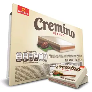 Nutresa Cremino Blanco Hazelnut Flavored Milk & Cocoa .