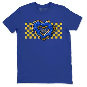 Love Bite SNRT Sneaker Tees Streetwear - Game Royal Varsity Maize