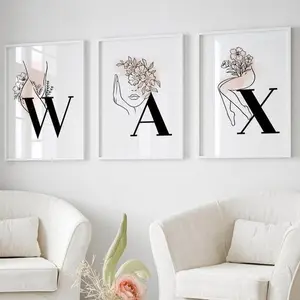 Esthetician decor waxing posters, beauty service wall hair wax picture, spa decor Cosmetology woman body set of 3 glam prints Poster ( PRODUCT DOES NOT INCLUDE FRAME )