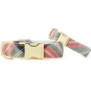 The Foggy Dog Collar - Regent Plaid