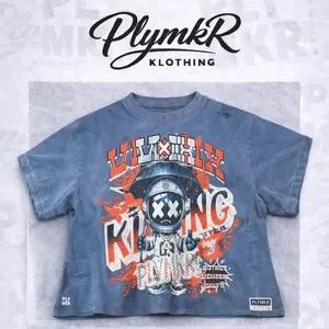 FLAME BURST CLASSIC DENIM TEE