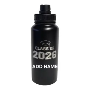32oz Class of 2026 Laser engraved water bottle