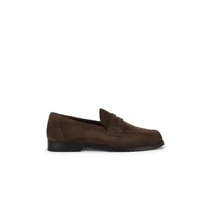 Tony Bianco Zac Loafer in Espresso Suede