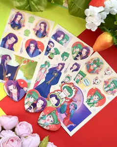 TAD Vinyl Sticker Sheets and Heart Buttons !