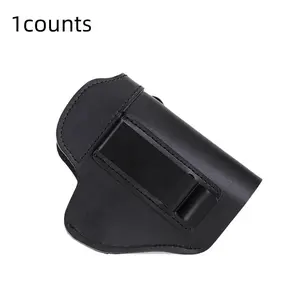 Portable Concealed Holster, Pocket Carry Holster, 1 Piece Leather Pistol Cover, Sports Outdoor Shooting Training Holsters, Outdoor Accessories for Climbing