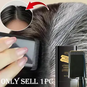 Quick Cover Gray Hair Stick, Covering Grey Hair, Root Touch Up, Easy Application Hair Filler, Long-lasting Smudge-proof Hairline Powder for Fuller Hair Look, Beginner Friendly