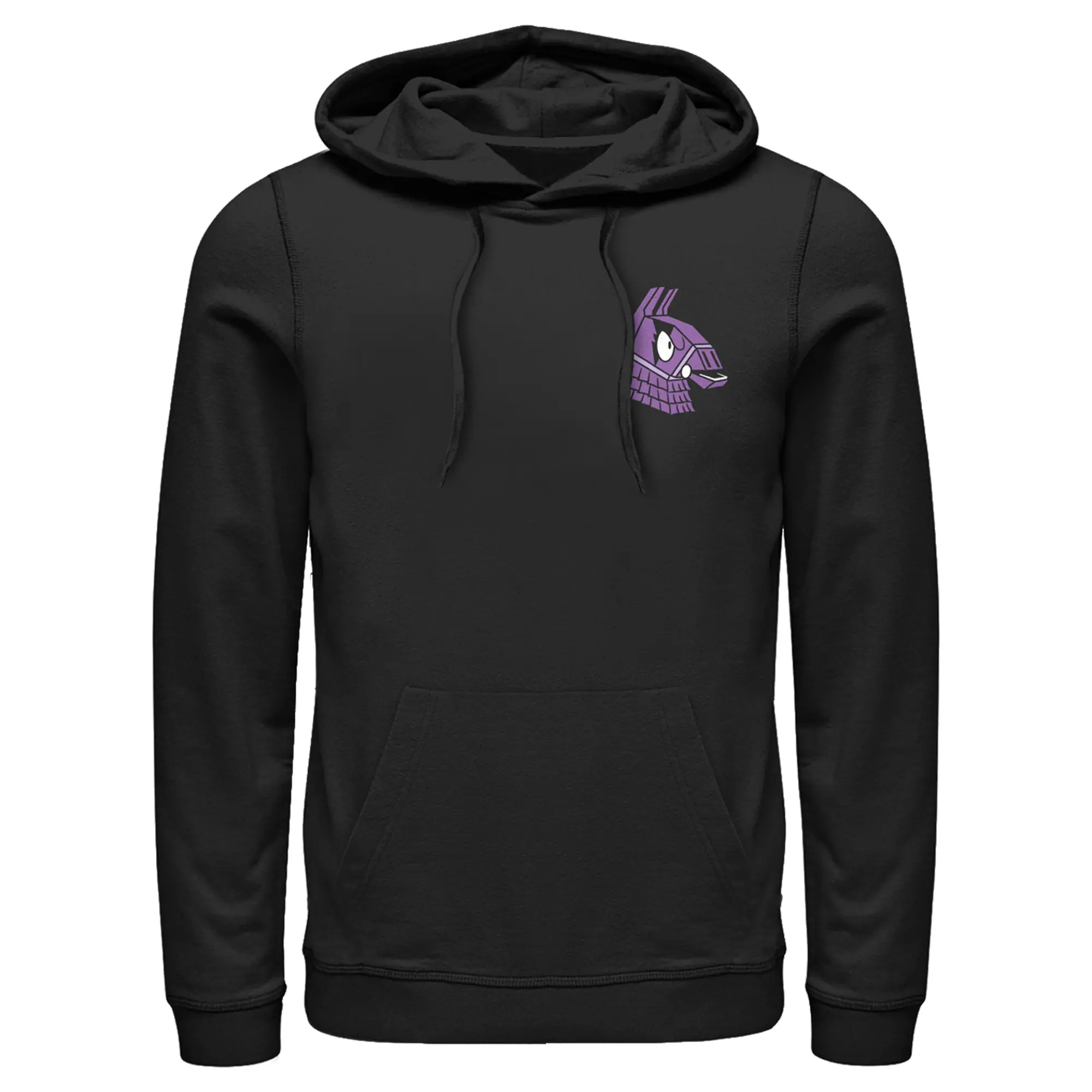 Men's Fortnite Llama Pinatas Pocket Logo Pull Over Hoodie