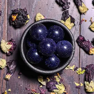 Blue Sandstone Mini Sphere