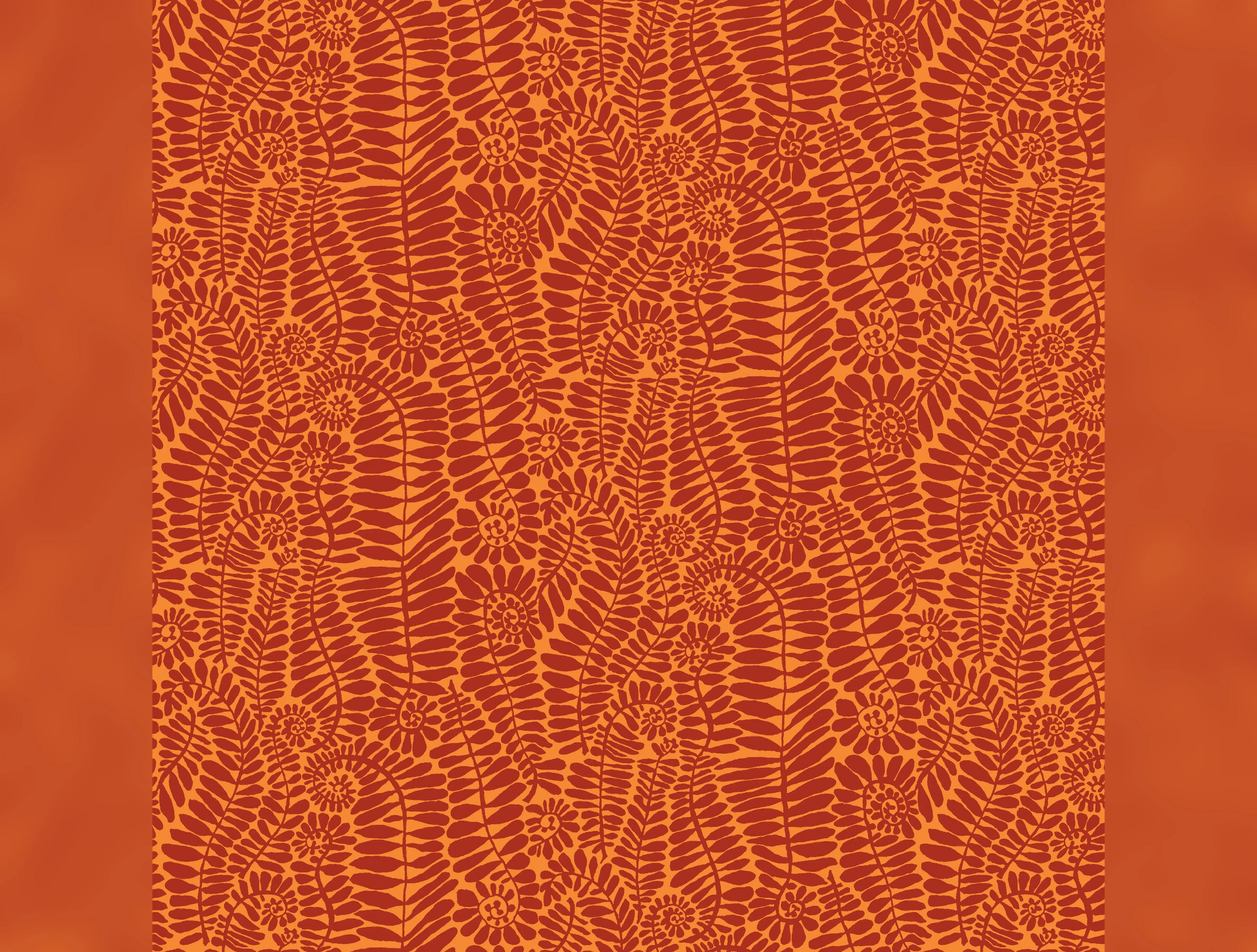 February 2025 | Small Fronds - Melon by Kaffe Fassett Collective for Free Spirit | PWBM098.MELON