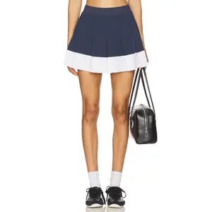Varley Chase Mid Rise Skort in Xenon Blue