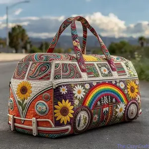 3D Printed Multi‑Scene Duffel Bag | Multi‑Functional Sports Gym Tote Bag, Lightweight Portable Short Trip Handbag, Spacious Carryall for Fitness Training Outdoor Picnic Weekend Getaway Casual Travel Daily Outings outdoorfun