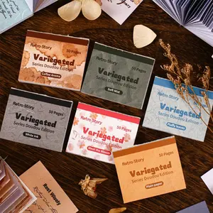 3 Pack Blurred Series Sticker Book Sticker Packs DIY Hand Account Photo Frame Scrapbook Coffee Cup Notebook Phone Case Patchwork Material Creative Diary Materials