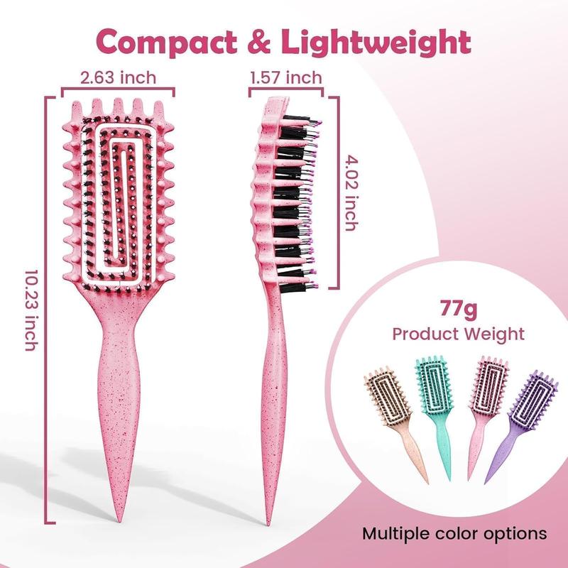 2026 Curly Hair Brush, Curl Defining Brush, DefiningBrush for Detangling Shaping and Defining Curls, LessPulling,Reduces Frizz, Effortlessly DefinedCurls,Waves&Coils, Defining Curls for Women,Men,Wet&Dry Hair