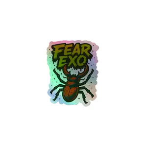Fear EXO Stag Beetle Holographic Sticker
