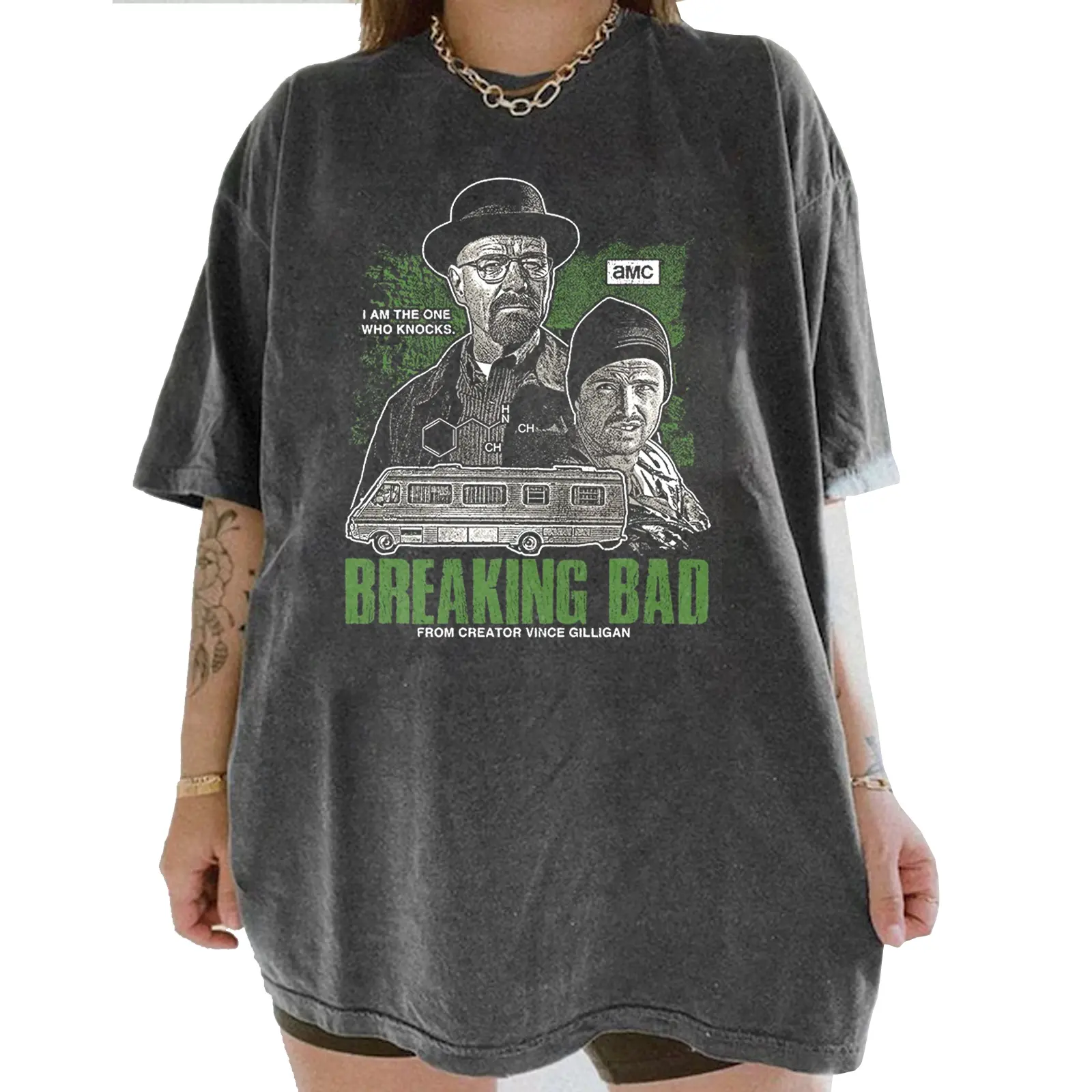 Breaking Bad TV Show Comfort Color Tee Ring Spun Cotton Casual Soft Washed T-Shirt Trendy Tops Perfect Gift