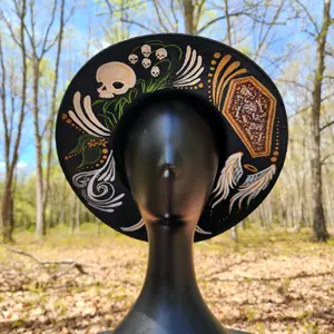 Weeping Death Summer Whimsigoth Sun Hat