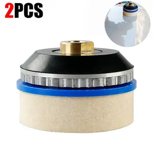 Wool Felt Polishing Wheel for Angle Grinder, Thickened Buffing Pads for Glass, Ceramic, Metal & Stainless Steel, Fine Grit Wool Sanding Disc for Scratch Removal & Polishing