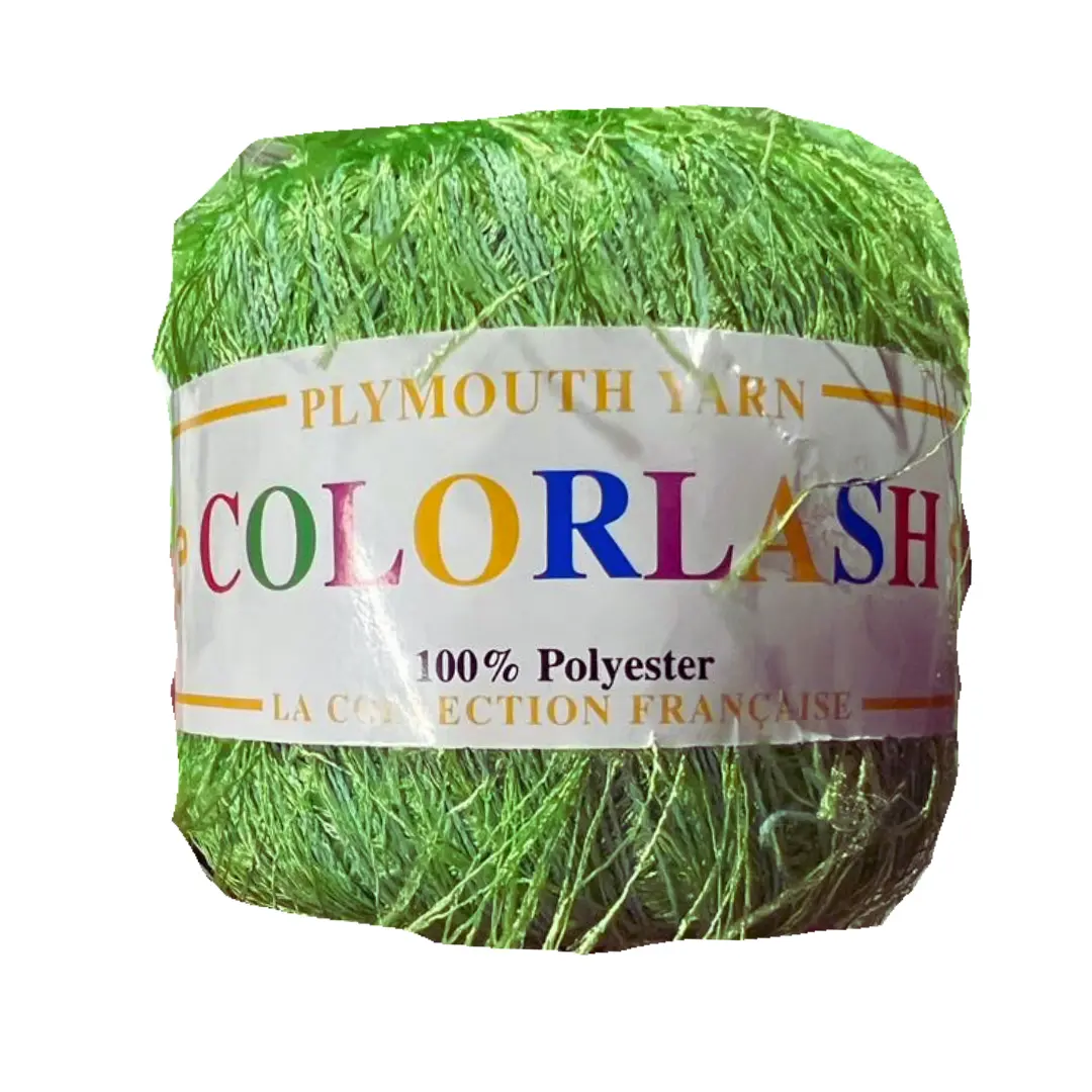 Plymouth Yarn - Colorlash Eyelash Yarn (One 50 g Ball) 100% Polyester - Approx. 220 yards | Hand Wash -  Made in France