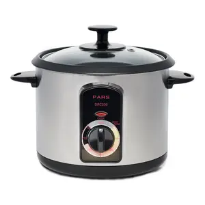 Pars Automatic Persian Rice Cooker - Tahdig Rice Maker Perfect Rice Crust, 7 Cup