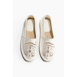 H&M Broderie anglaise espadrilles