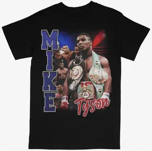 Mike Tyson T-shirt For Men Women, For Fans Unisex Casual Streetswear Top Boxing (OG)