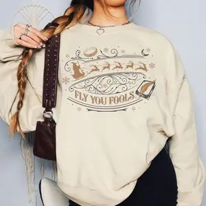 LOT Ring Fly You Fools Sweatshirt, The Wizard Crewneck, The Reindeer TShirt, Christmas Magic Gift