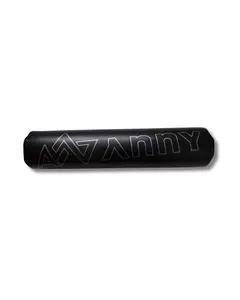 Anny Barbell Pad - Black with Silver Accents - High-Density Foam for Comfort & Safety - Secure Fit for Squats, Hip Thrusts & Lunges - Versatile for All Levels