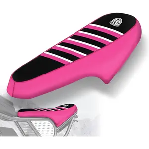 E-Bike Seat Cover Compatible with Ridstar Q20 Motorcycle Electric Bike Non-Slip Anti-UV Seat Covers (Black Pink White)