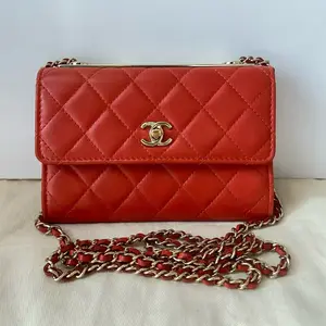 Pre-owned CHANEL Trendy CC Small 2018 Black QuiltedLambskin Gold Hardware | 19812528