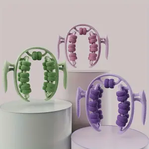 Professional Leg Roller Massager - Classic Ring Clip Design, Calf Muscle Relaxation and Yoga Roller, 26 Deep Tissue Massage Rollers, Adjustable Pressure Intensity, Ergonomic Fitness Massager