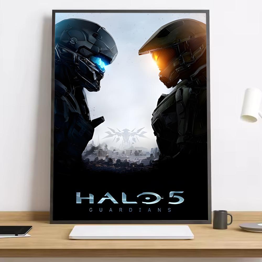 Game H-Halo Cool I-InfiniteS Painting Calligraphy HD Canvas Poster living room bedroom bar aesthetic decoration
