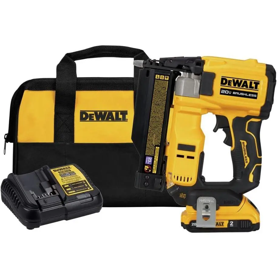 DEWALT ATOMIC Compact Series™ 20V MAX* Brushless Cordless 23 Ga. Pin Nailer Kit (DCN623D1)
