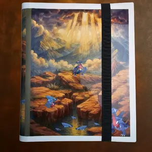 Handcrafted Pokémon Garchomp Inspired Binder – 540 Card Storage