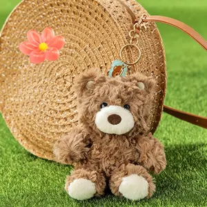 Miniso Gifft Bear Series Mini Bear Plush Keychain, Fairy Style Bag Pendant, Suitable For Backpack Decor, Luggage Ornament And Collectible Gift