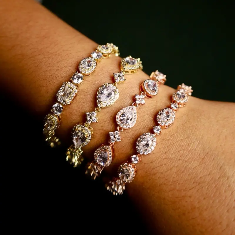 Mix Cut Diamond Bracelets