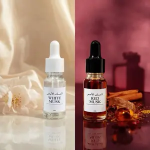 Red/White Musk Parfum Oil Concentrate. Unisex. Powdery and clean or sweet and spicy.