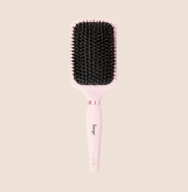 L'ANGE HAIR - Detangling Paddle Brush Nylon Bristles with Boar- Reduces Breakage, Tames Frizz for Thick, Wet or Dry Hair, Boar Brush, Hair Brush