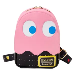 Pac-Man Pinky Ghost Glow Sling Crossbody Bag
