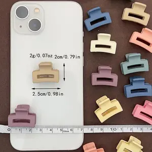 20Pcs/40Pcs Mini Small 2.5cm Hair Claw Clips for Women Girls - Mini Matte Tiny Hair Clips for Thin Thick Medium Hair, Cute Jaw Barrettes with Strong Hold and Gift Bag (Multi-colored)