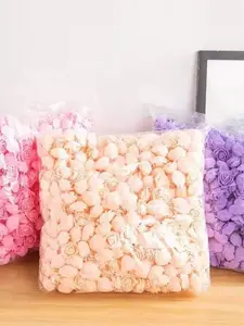 500pcs 3.5cm Pe Foam Rose Heads, 25 25, DIY Necklace Jewelry Decor, Wedding Wreath, Mother's Day Valentine Gift Decor