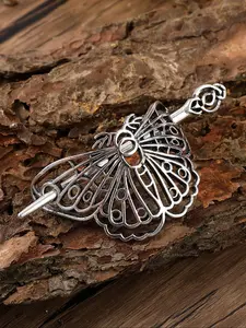 Viking Vintage Hollow Butterfly Hair Clip, Nordic Celtic Knot Viking Hair Stick Gothic Hair Accessory, Norse Norway Style Women's Accessories, Valentine's Day Mother's Day Birthday Gift