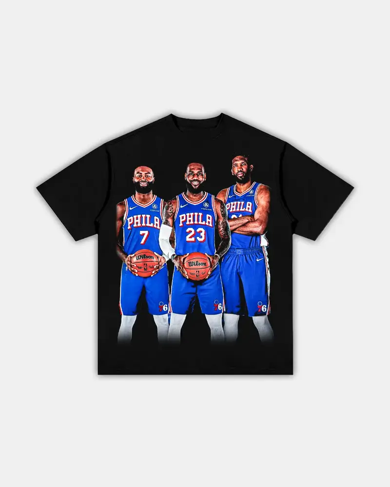PHILLY'S FINEST TEE Cotton Tee Shirt, y2k, streetwear, basketball, Retro Basketball Graphic Tee, Athletic Shirt, Game Day Outfit