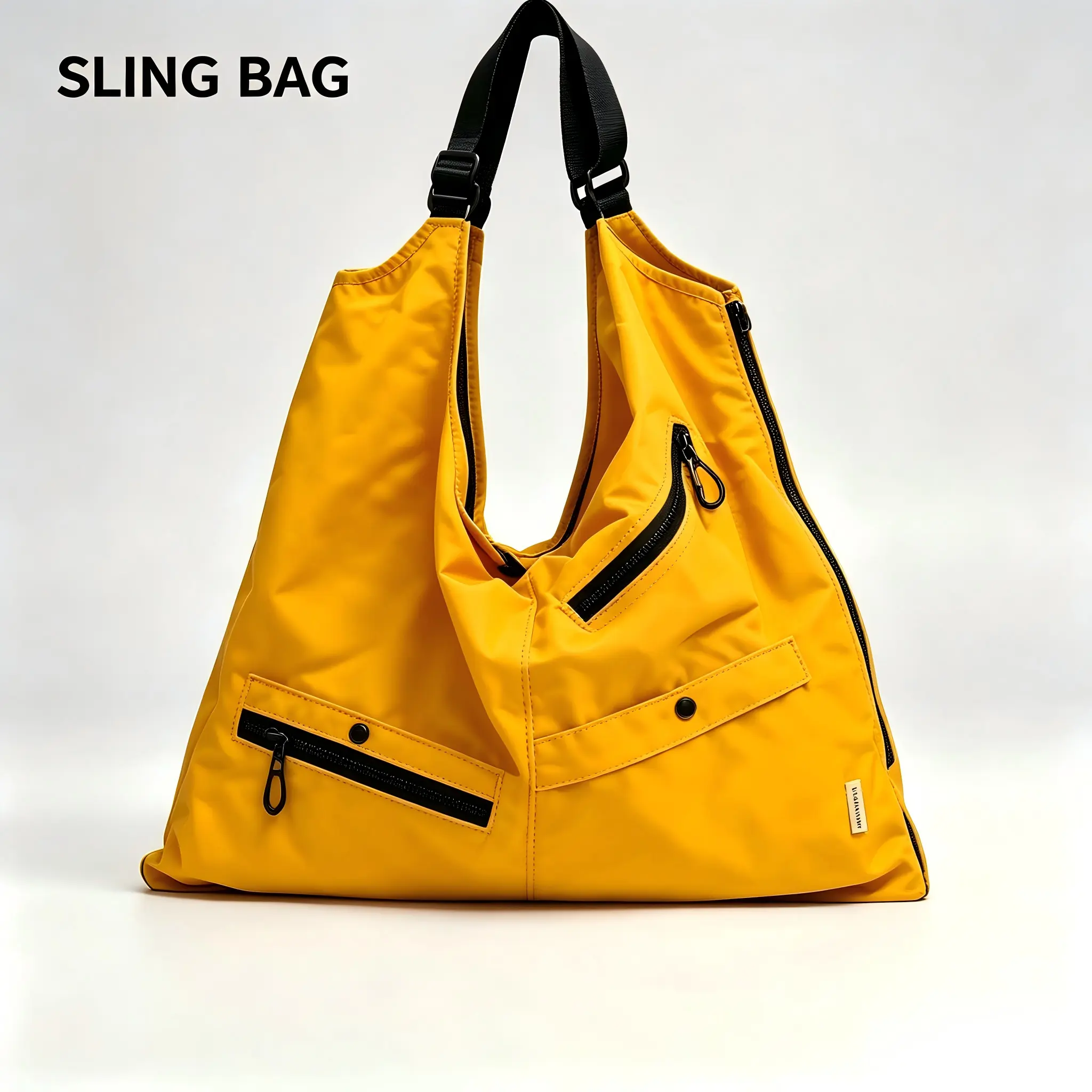 Spacious Multi-Pocket Nylon Hobo Tote Bag, Adjustable Wide Shoulder Strap, Water Resistant Lightweight Oversized Carryall,Large Capacity Multi Zipper Pockets,Versatile Unisex Handbag for Travel, Weekender,Shopping & Daily Commute