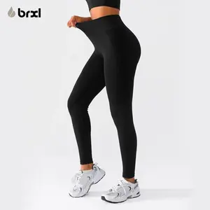 BRXL seamless yoga leggings, comfortable and fitted, versatile for yoga and active lifestyle, fresh autumn outfit, leggings with pockets #OutdoorFun #HolidayWarmUp #TikTokRecommendedPurchase-2