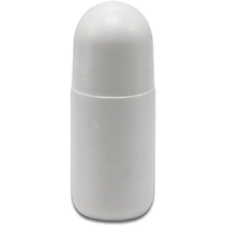 4Pcs 50mL Empty Refillable Roll-on Bottle White Plastic Anti-perspirant Roller Bottles Leak-Proof DIY Deodorant Container with Roller Ball