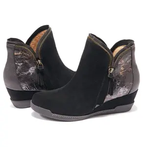 Halsa Dana Comfort Wedge Ankle Bootie