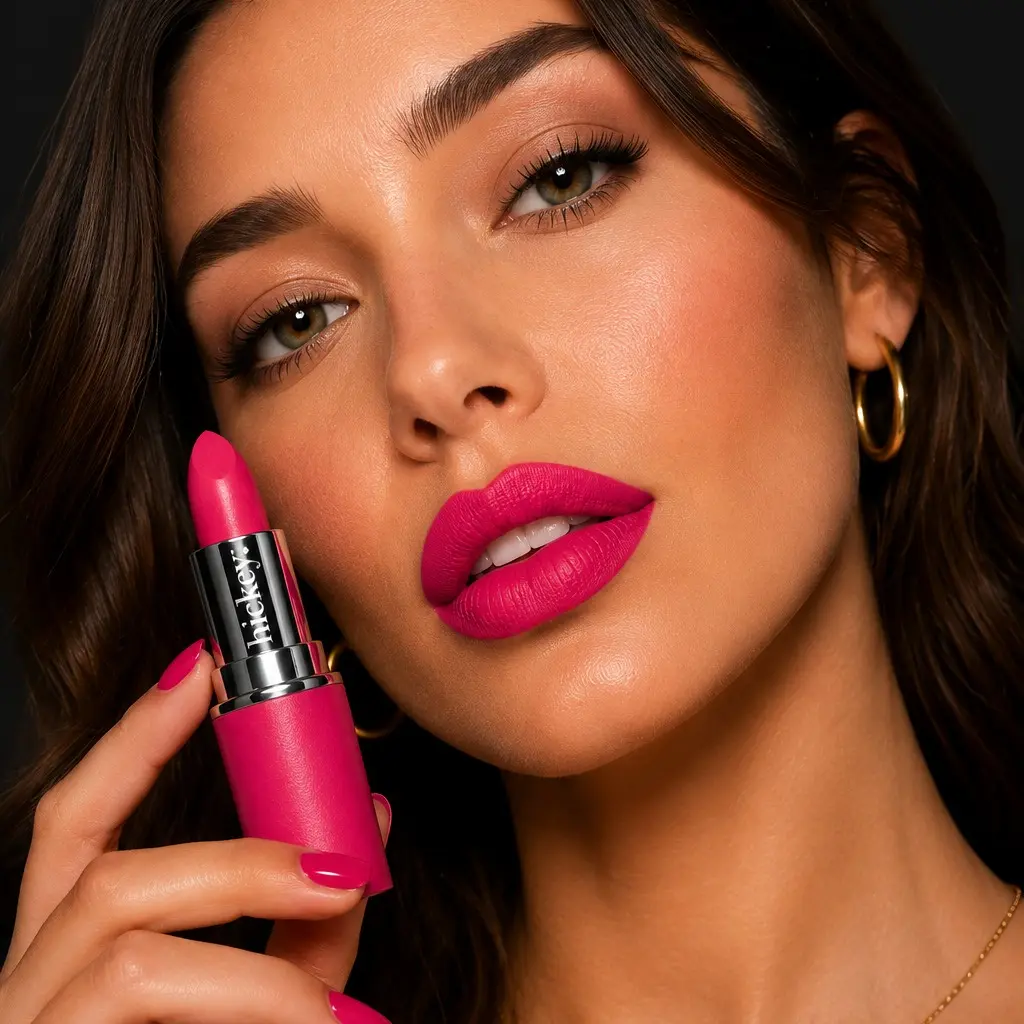 Lipstick Refill Cosmetic, Walk of Shame Hot Pink - Hydrating Jojoba Oil for Smooth, Long-Lasting Lip Care, Vegan Formula
